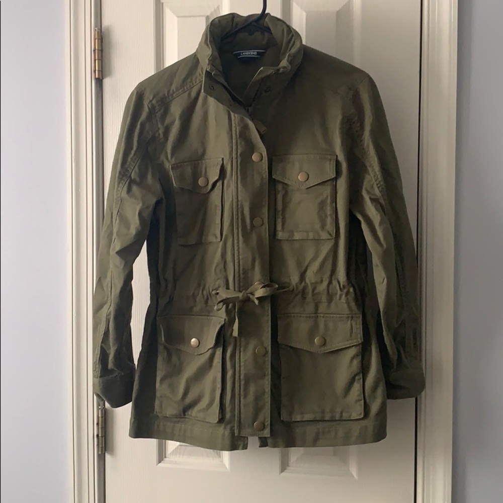 Lands End Cargo Jacket Size XS